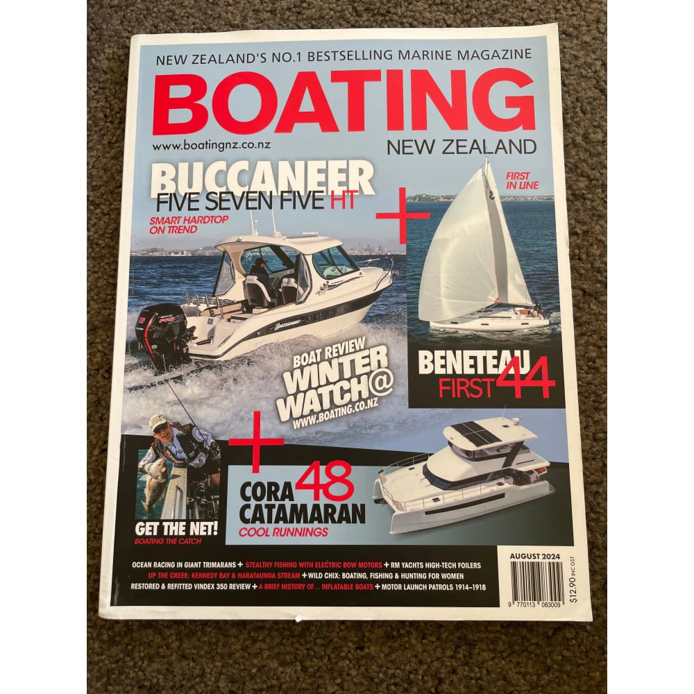 Boating new zealand - august 2024 issue - magazines printed media