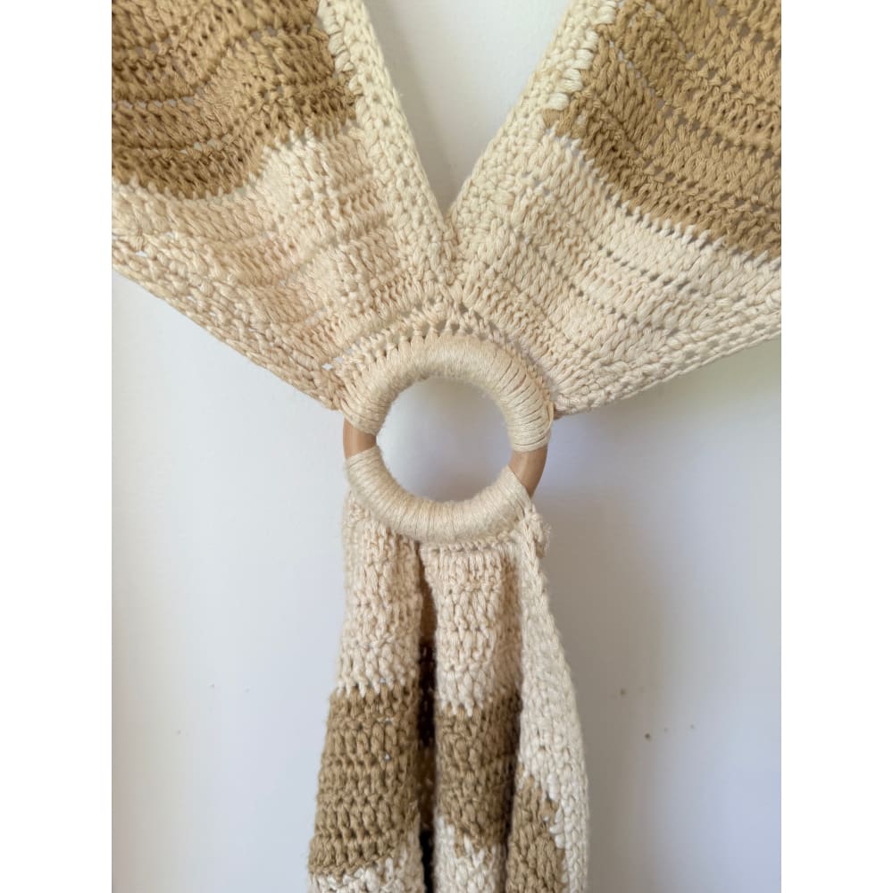 9.0 swim size 12 striped crochet boho beach dress - cover ups bottom - condition: used women’s apparel