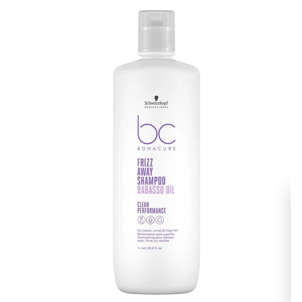 Schwarzkopf professional bc bonacure clean performance frizz away shampoo 1l - shampoo hair - hair products - health