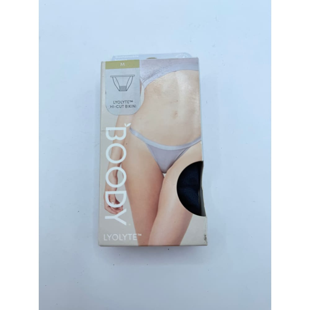 Boody size m lyolyte hi-cut bikini - black - bikinis special categories women’s apparel