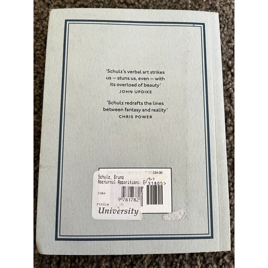 Nocturnal apparitions: essential stories by bruno schulz - books condition: used printed media