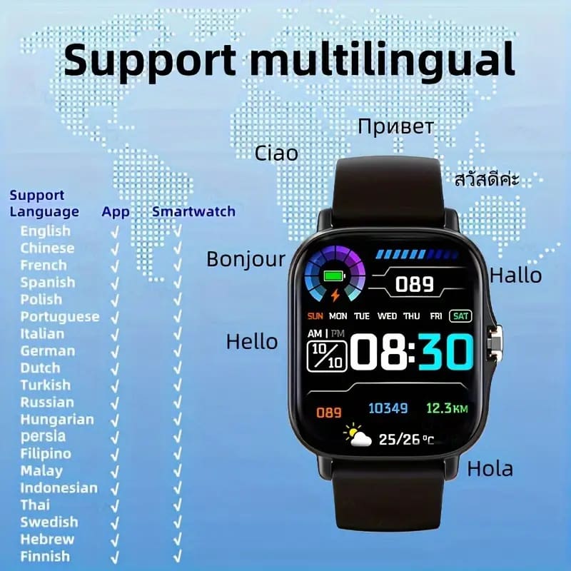 Pink & gold smartwatch - smart watches technology - watches electronics