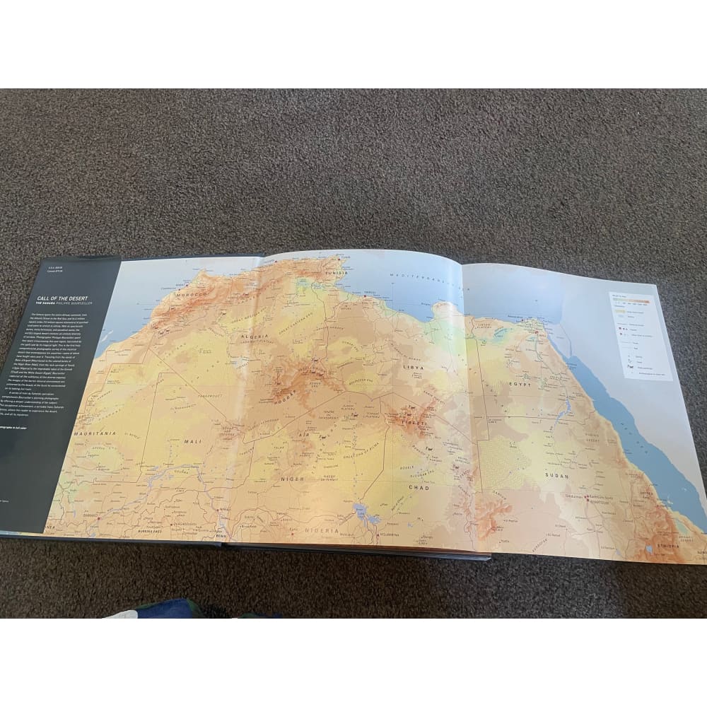 Call of the desert: the sahara by philippe bourseiller - print books condition: used printed media