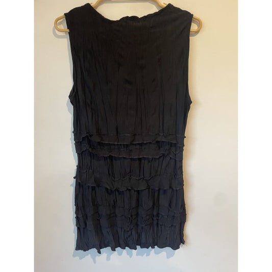 Pickaberry size s crinkle look sleeveless top - blouses clothing & fashion - sleeveless - top women’s apparel