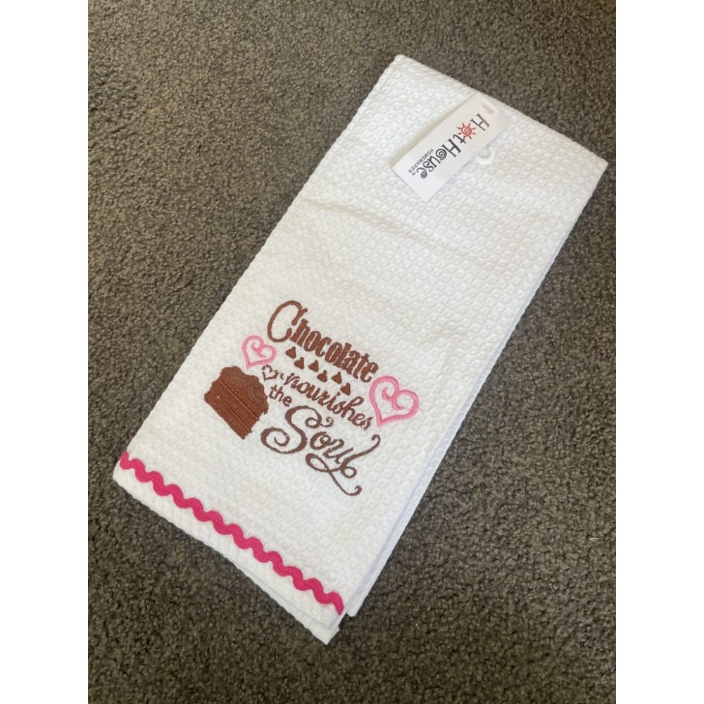 Hot house chocolate soul cotton tea towel 50x70cm - tableware home & living - kitchen & cooking - towel home&living