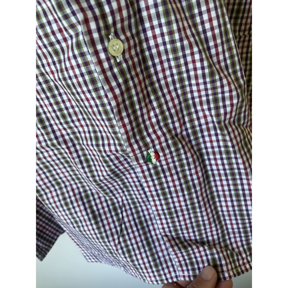 Brand new via verona size 40 cotton short sleeve shirt - 40 - shirts clothing & fashion - men - shirt - short sleeve