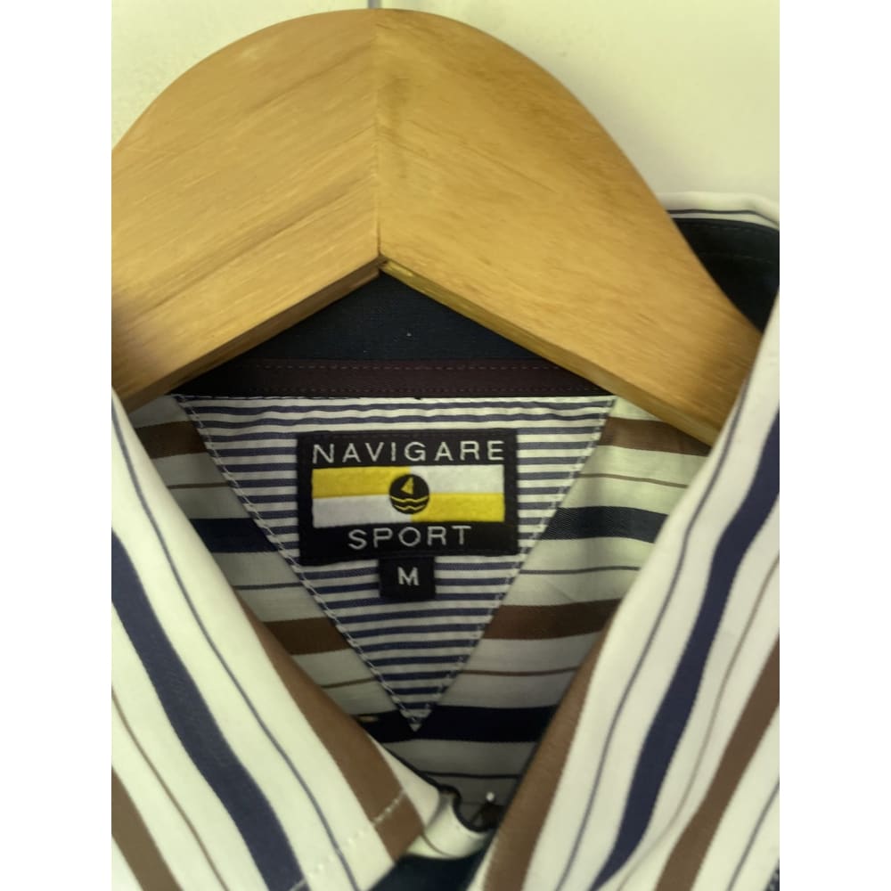 Brand new navigare sport size m cotton short sleeve shirt - shirts clothing & fashion - men - t-shirt - tops men’s