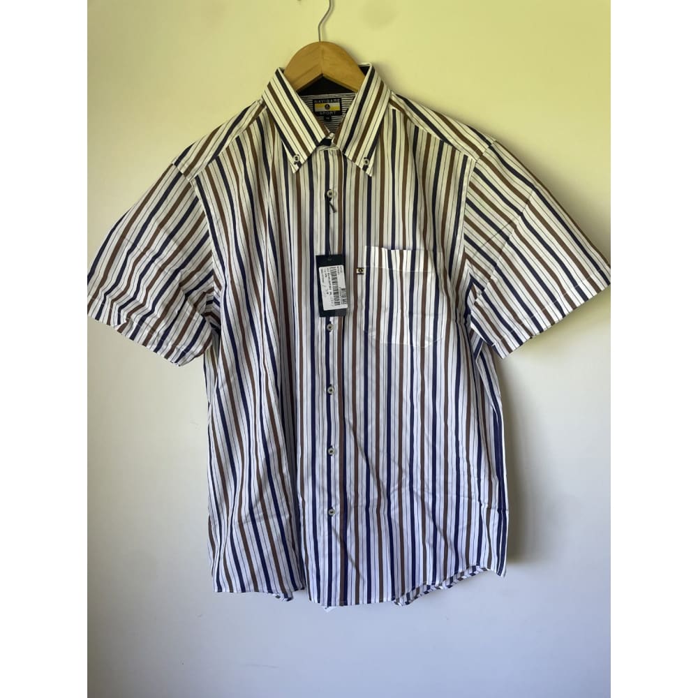 Brand new navigare sport size m cotton short sleeve shirt - shirts clothing & fashion - men - t-shirt - tops men’s