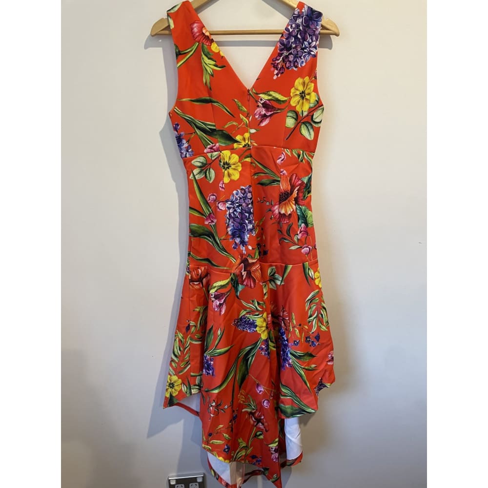Bnwt true violet size 10 asymmetrical dress - 10 - dresses clothing & fashion - dresses women’s apparel
