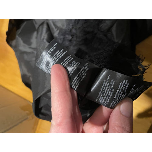 Bnwt black split skirt with lace - size 8 - 8 - skirts bottom - clothing & fashion - skirt - skirts women’s apparel