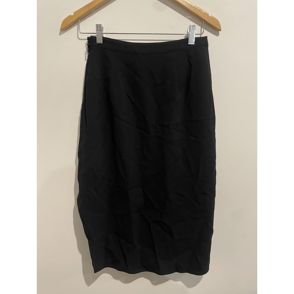 Bnwt black split skirt with lace - size 8 - 8 - skirts bottom - clothing & fashion - skirt - skirts women’s apparel