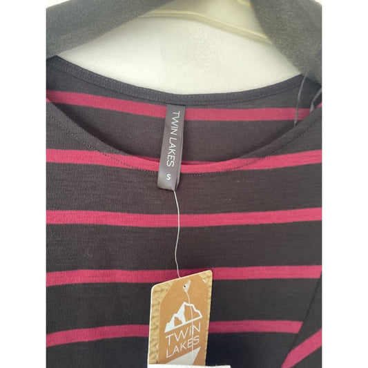 Bnwt twin lakes size s merino / acrylic long length top rrp $59.99 - clothing tops clothing & fashion - long sleeve