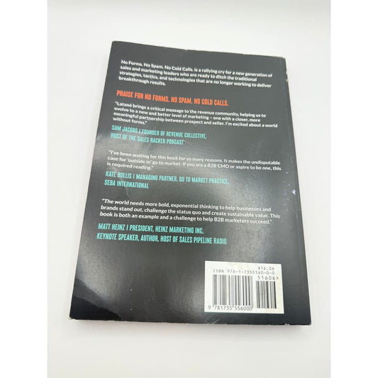 No forms. No spam. No cold calls by latane conant - books printed media