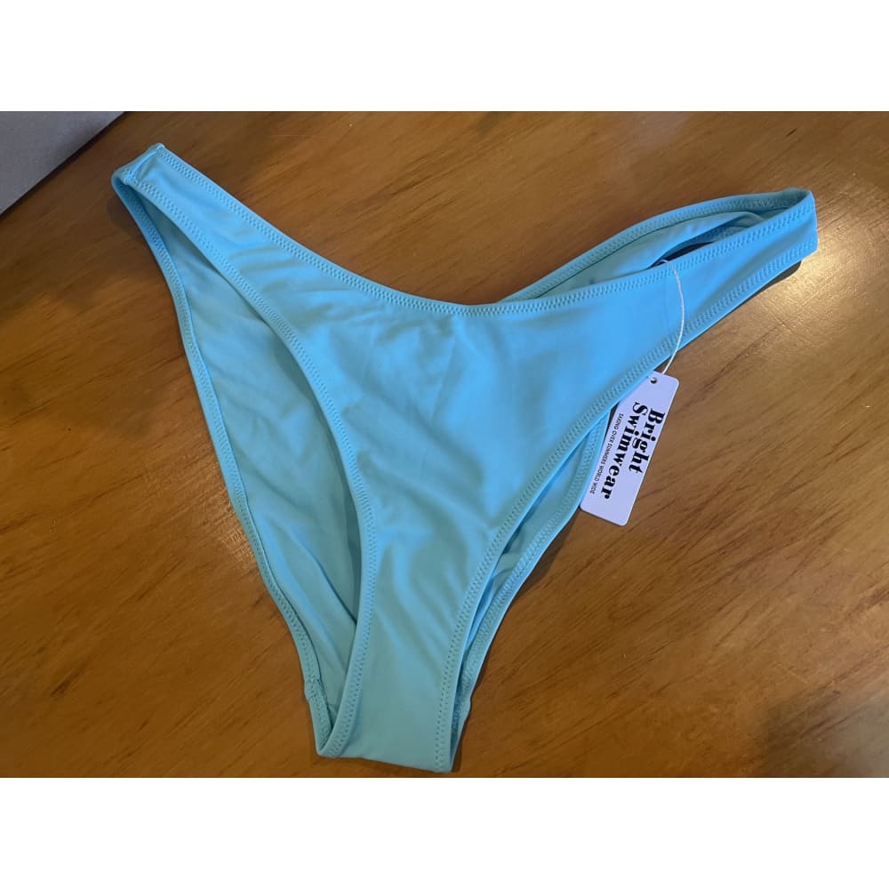 Bright swimwear sky bottom – size xl in light blue | brand new bikini brief - classic bikinis bikini - clothing &