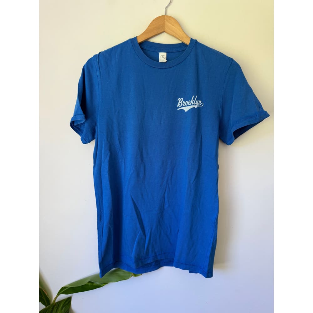 Alternative size s brooklyn script t-shirt - clothing tops tops men’s apparel
