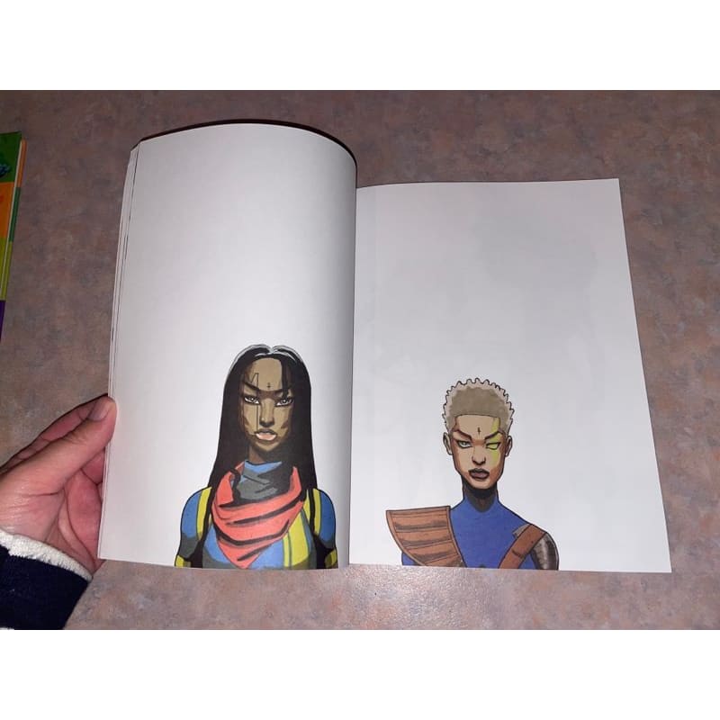 Sale! B.r.u.h black renditions of universal heroes - markus prime - print books art - book - condition: used - design