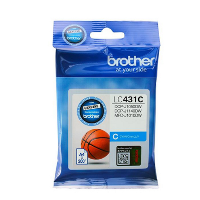 Brother LC431C Genuine Cyan Ink Cartridge