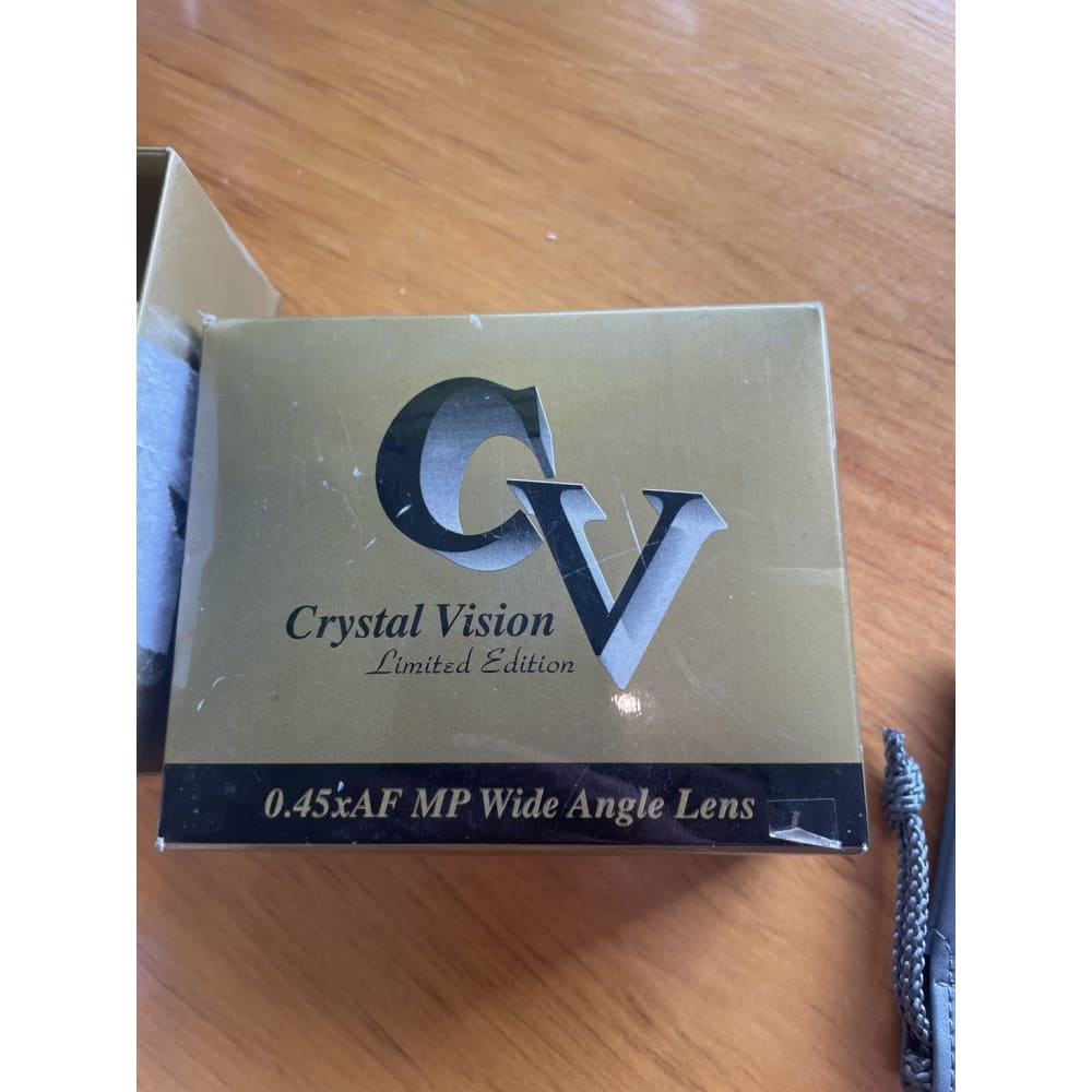 Crystal vision limited edition 0.45xaf mp wide angle lens - camera lens accessories condition: used electronics