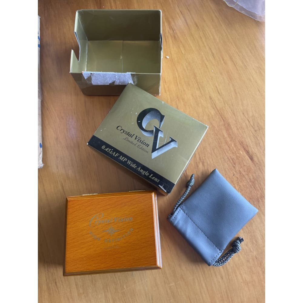 Crystal vision limited edition 0.45xaf mp wide angle lens - camera lens accessories condition: used electronics