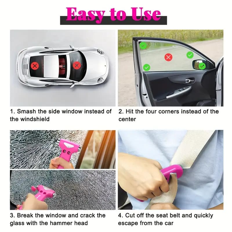 Car safety hammer - vehicle safety equipment home&living materials