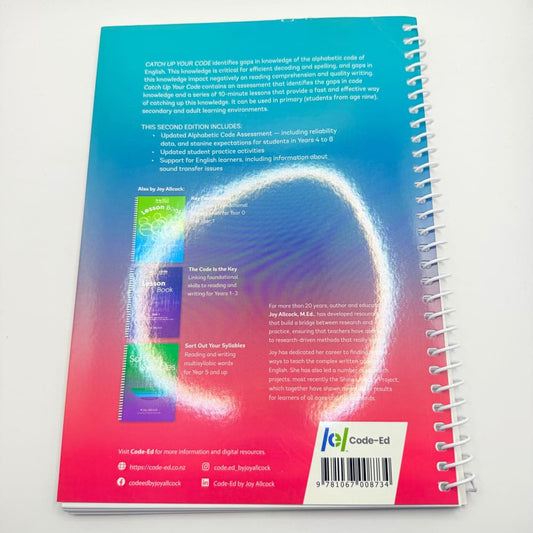 Catch up your code lesson book (second edition) - unlock reading & writing mastery - print books what’s new printed