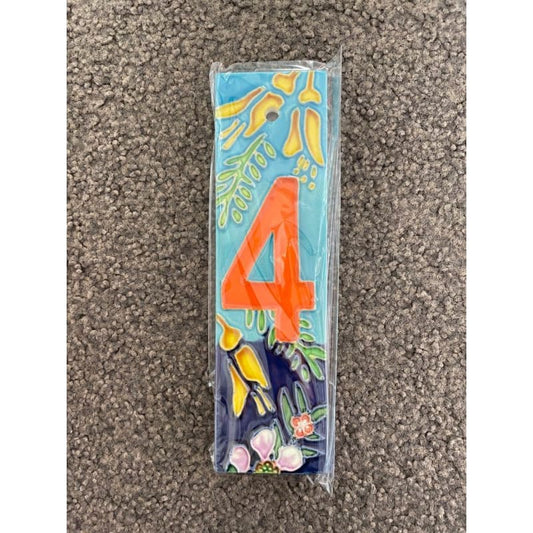 10x units ceramic ‘4’ letterbox number - house numbers & letters condition: used - home & living - home decor &