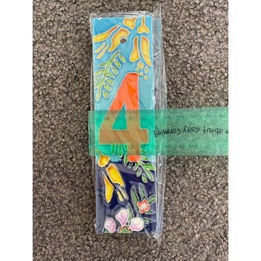 ‘6’ ceramic letterbox / street number - house numbers & letters home & living - outdoor & garden - outdoor garden &