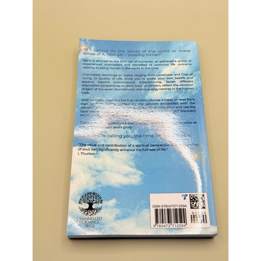 Channelled soul messages – guidance for thriving in the world today – brand new - print books printed media