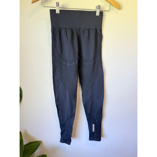 Gymshark size s charcoal grey seamless leggings - leggings bottom women’s apparel