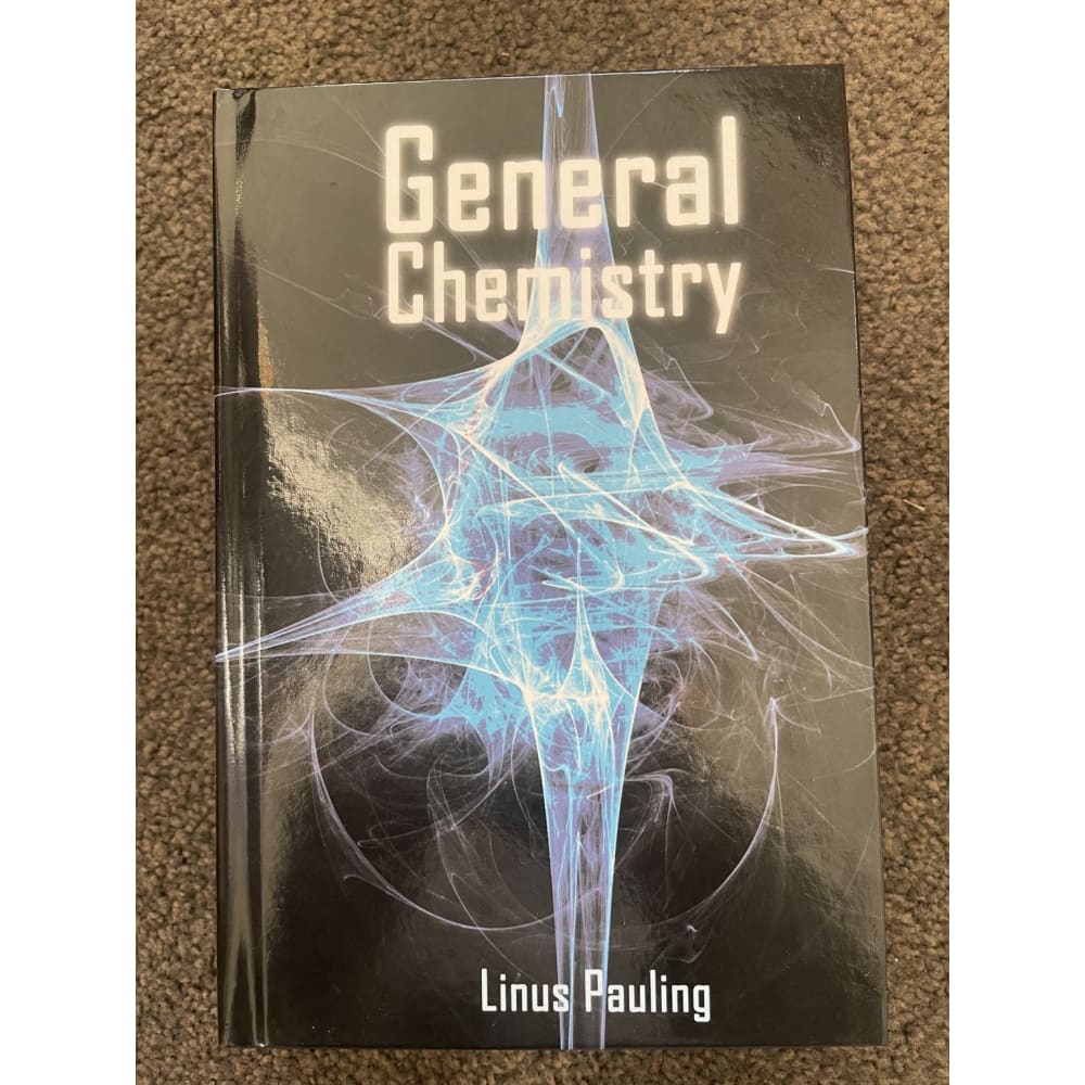 General chemistry - linus pauling - print books book - chemistry - science printed media