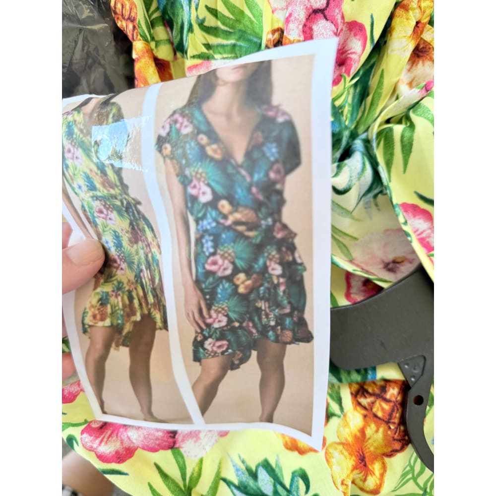 Cherrylane wrap dress – size 12 – tropical print – brand new - dresses top women’s apparel
