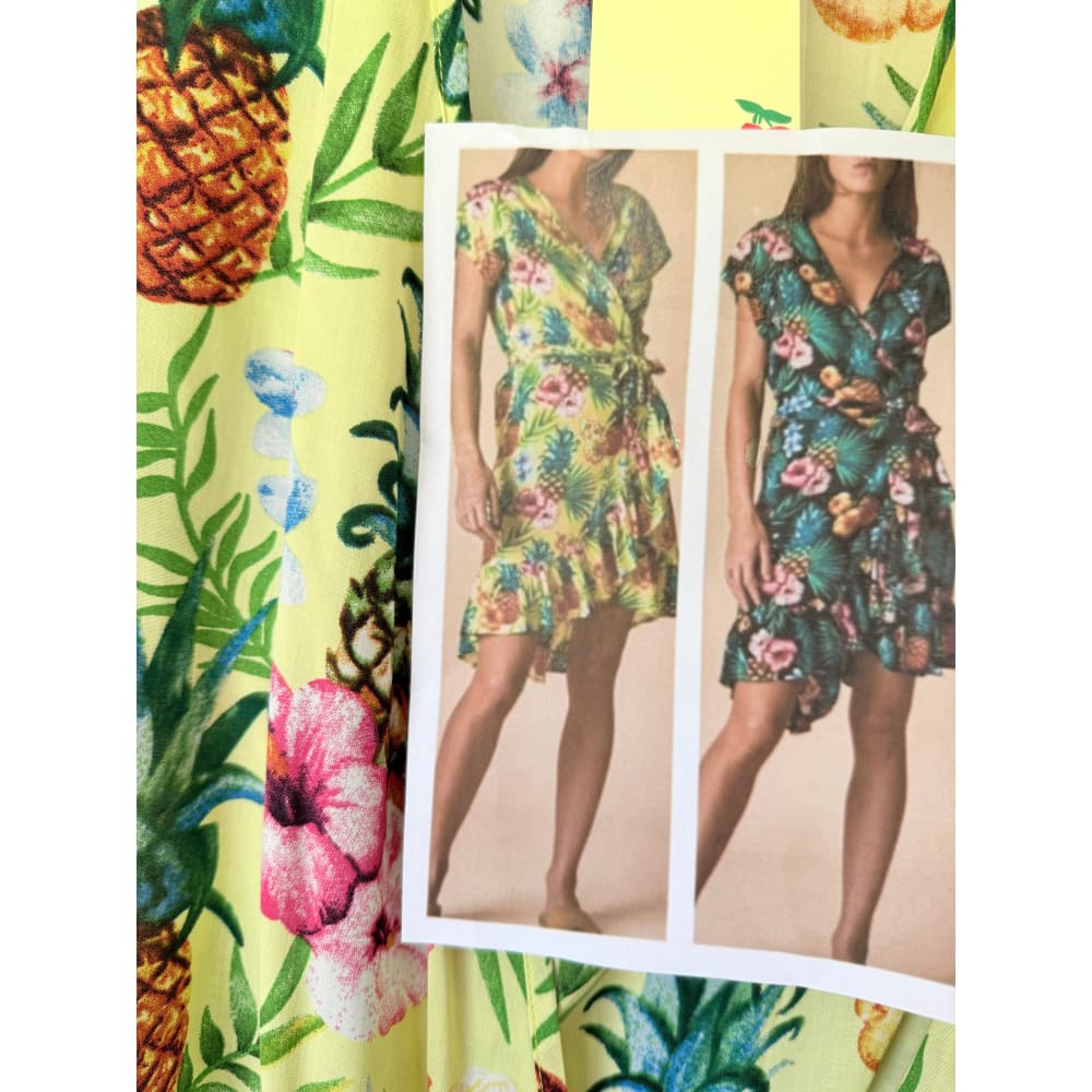 Cherrylane wrap dress – size 12 – tropical print – brand new - dresses top women’s apparel