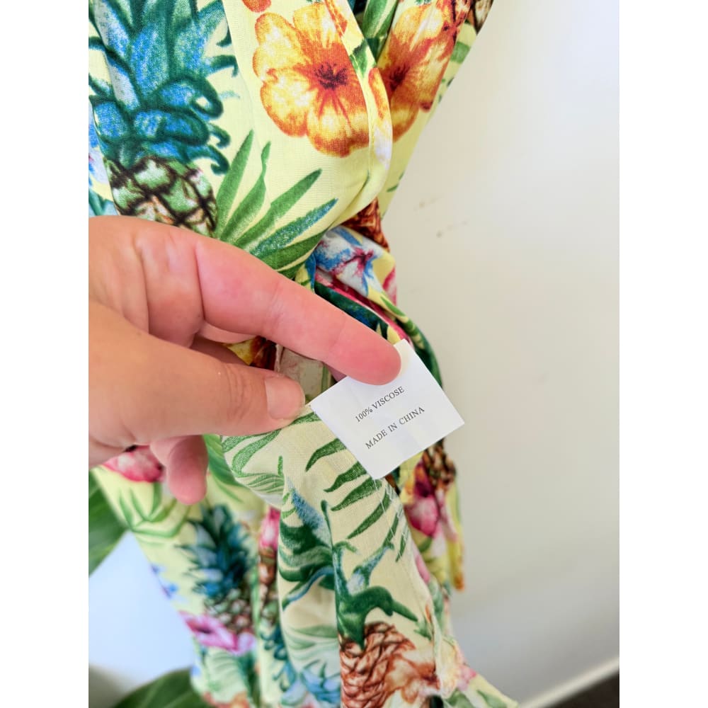Cherrylane wrap dress – size 12 – tropical print – brand new - dresses top women’s apparel