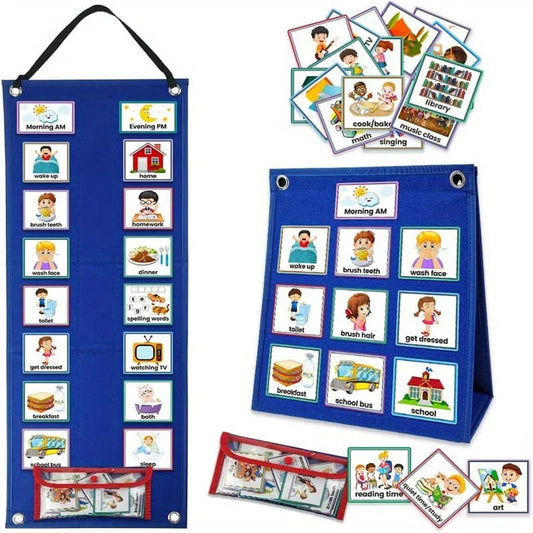 Visual schedule for children - educational toys children’s apparel