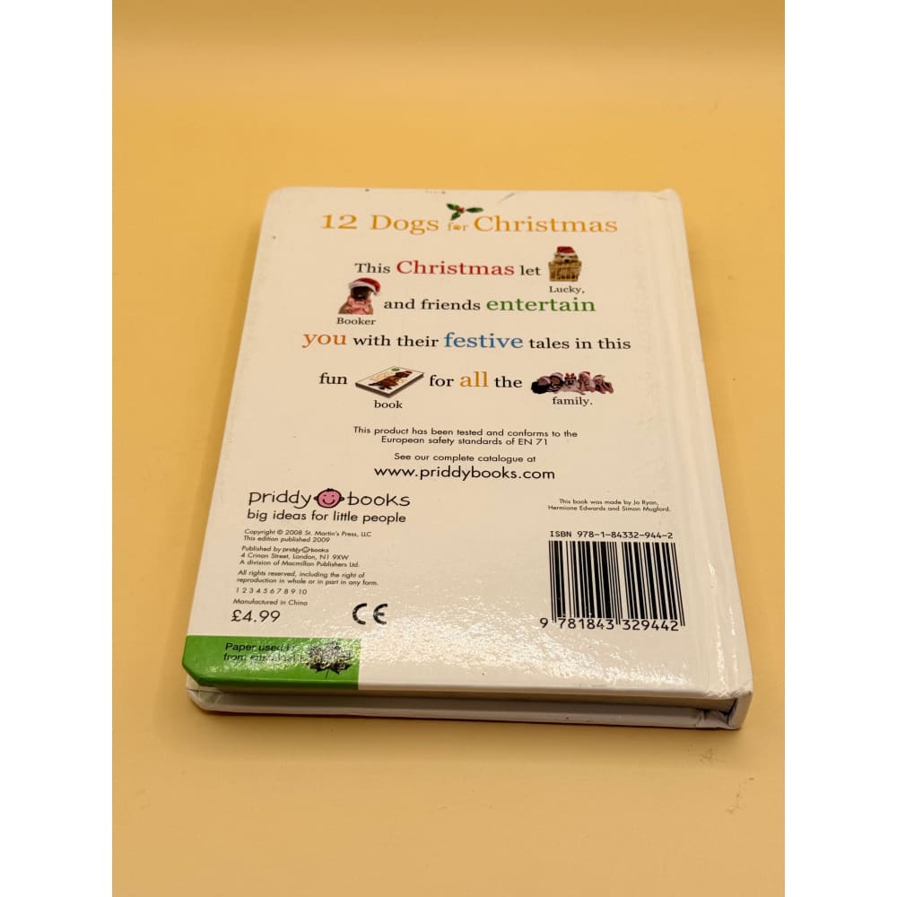 12 dogs for christmas: cute doggies and festive rhymes - books condition: used printed media
