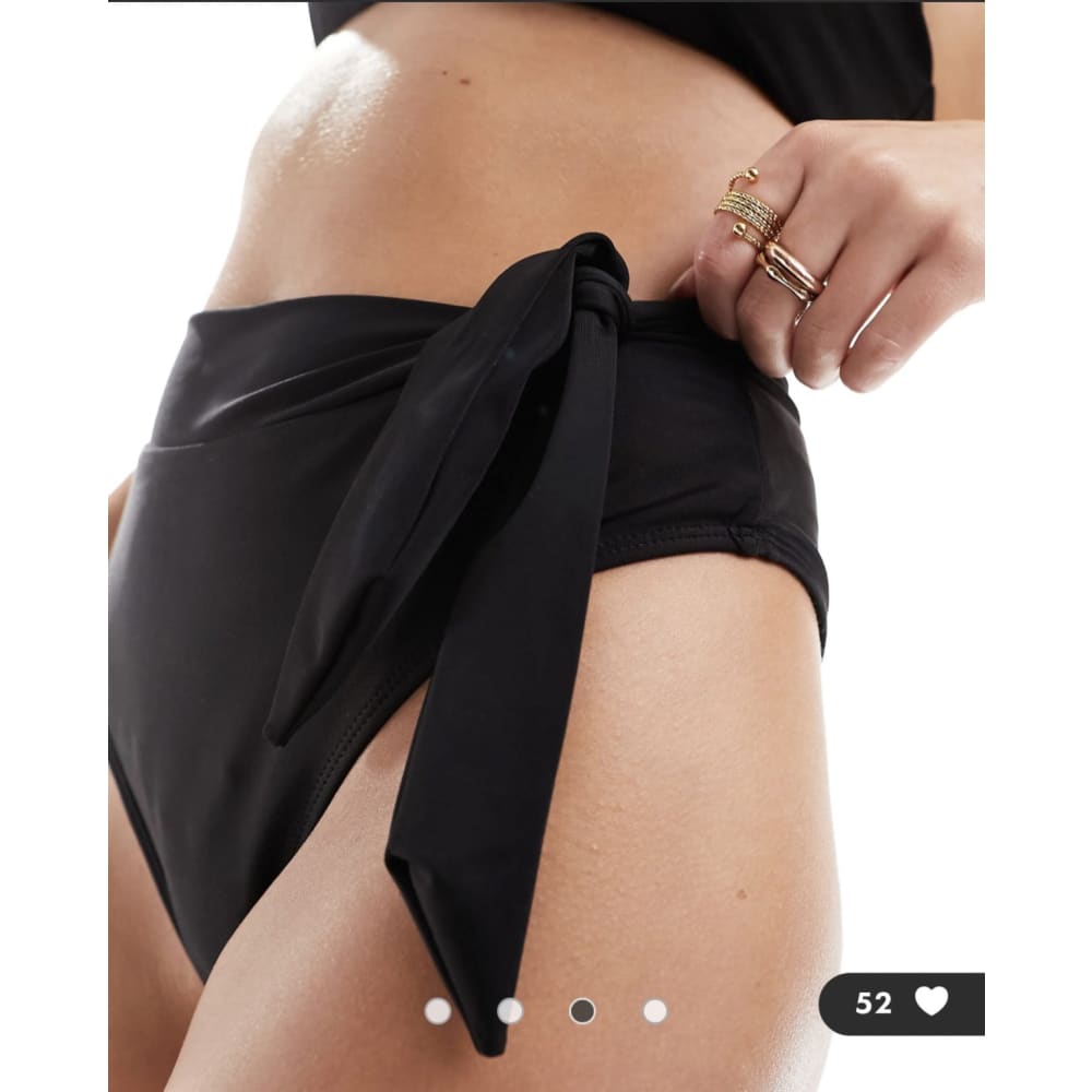Brand new the frolic size 10 dreamlight bow tie high waist bikini bottoms - 10 - swimwear bikini - clothing & fashion
