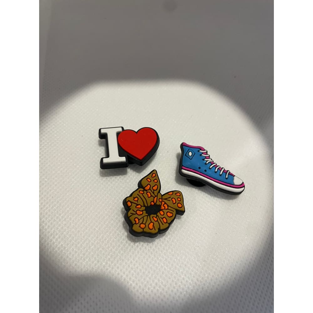 3x mixed shoe charms for clogs - 9 - shoe accessories clogs - shoe accessories - shoe charms fashion accessories