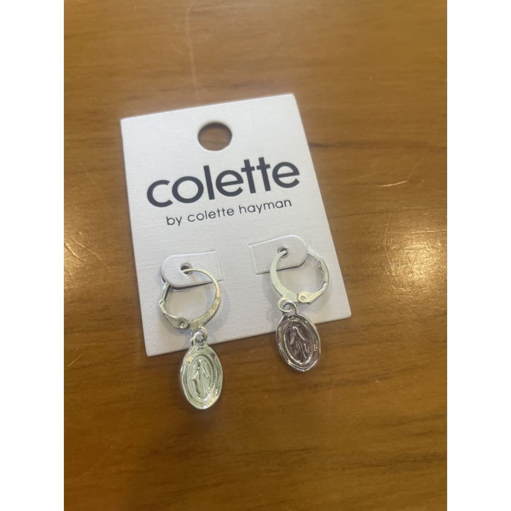 Colette hayman earrings - hoop with charm - earrings earrings - jewelry fashion accessories