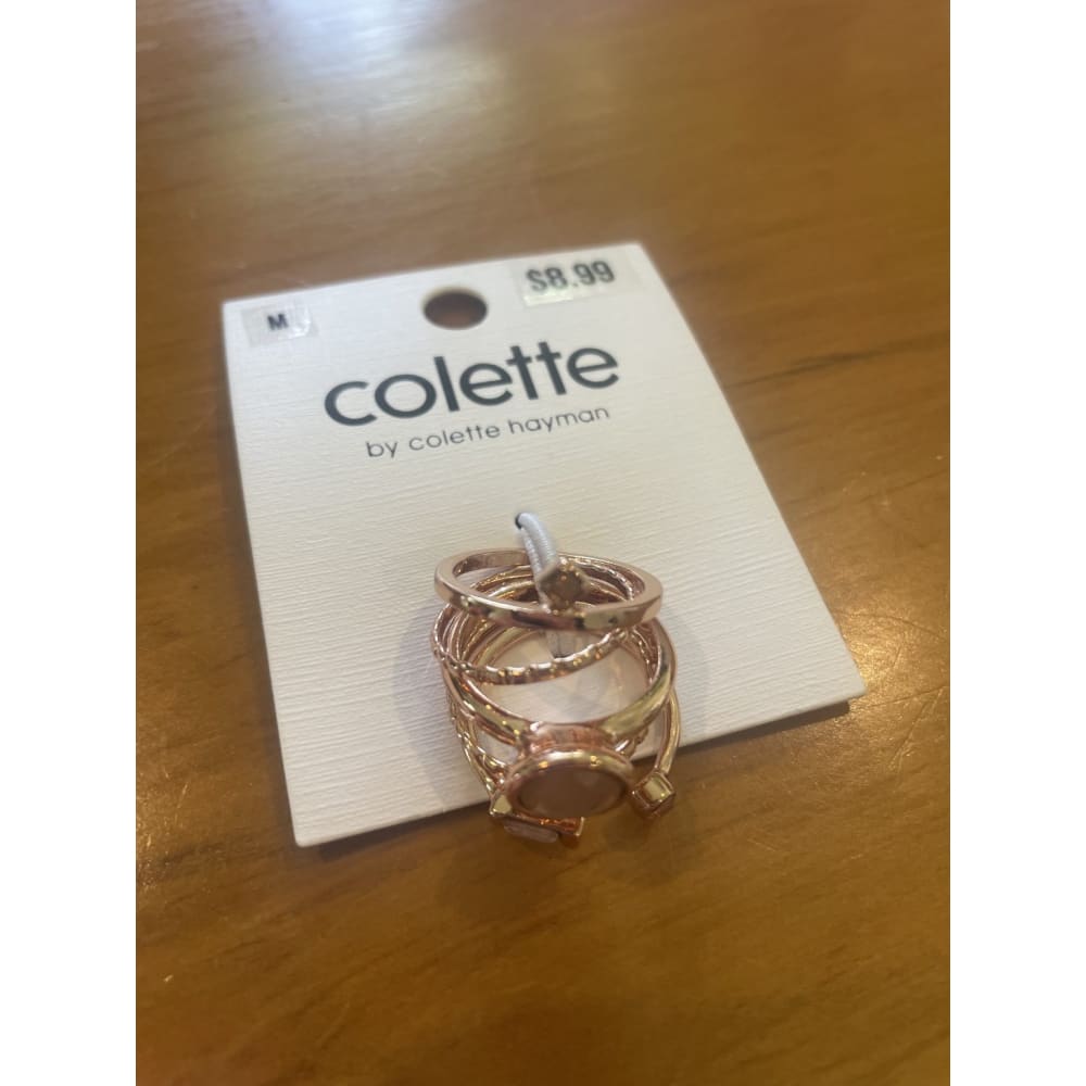 Colette hayman ring - multi stack asstd ring - rings jewelry - ring fashion accessories