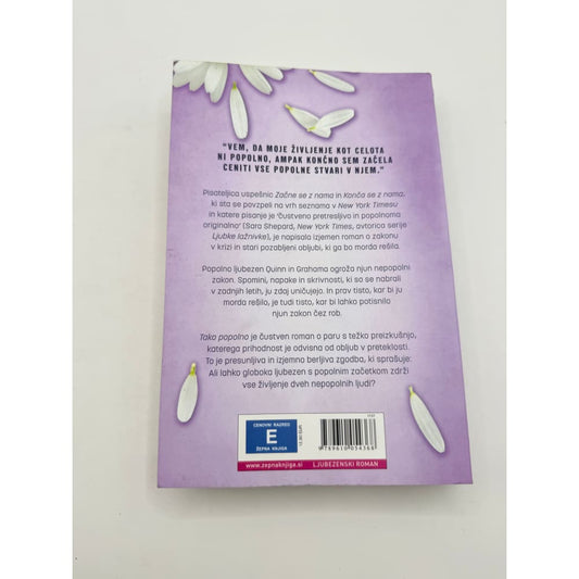 Tako popolno (so perfect) by colleen hoover (slovenian) - print books printed media