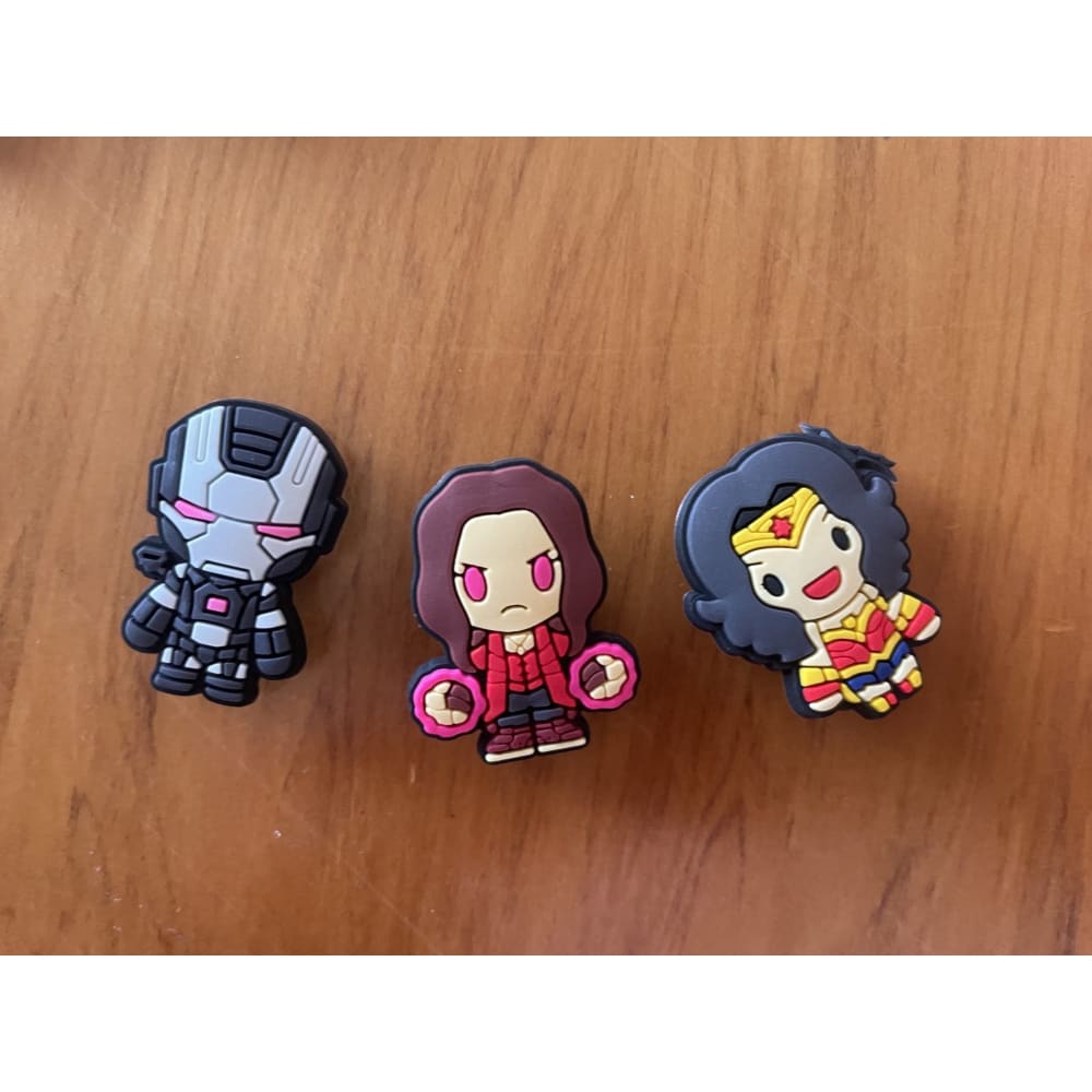 3x comic hero shoe charms – brand new – fun add-ons for crocs & kids’ shoes - 1 - shoe accessories clogs - shoe