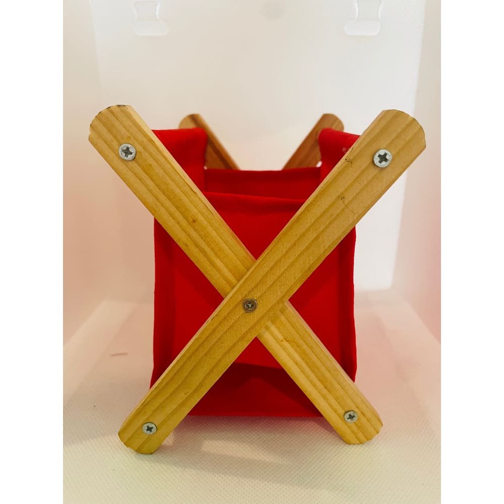 Compact mini foldable wooden cloth organizer – handy and space-saving storage - closet organizers organizers