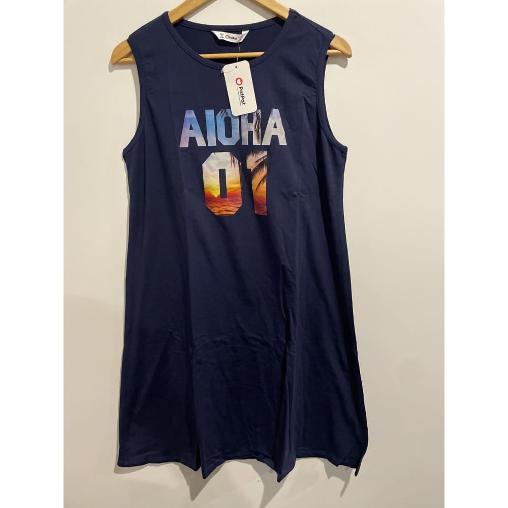 Bnwt patpat xl (14-16) cotton aloha dress - dresses clothing & fashion - dresses women’s apparel