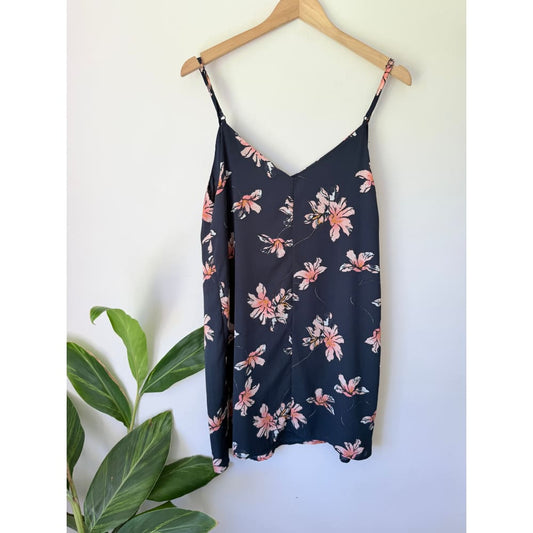 Cotton on size m floral print slip dress - dresses condition: used - top women’s apparel