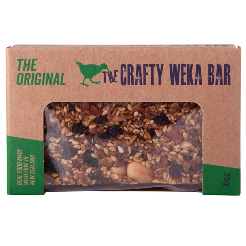 12x the crafty weka bar the original 75g - granola bars health and wellness