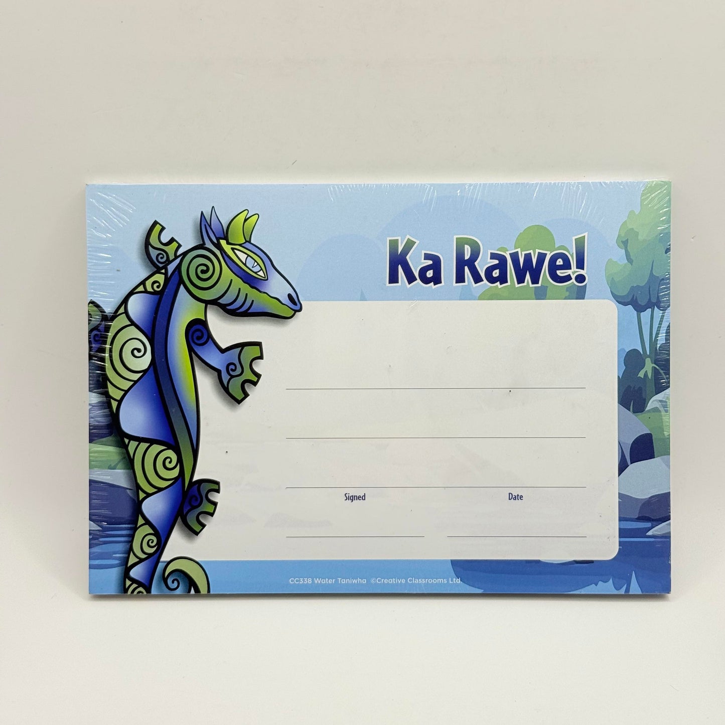 Creative classrooms 30 pack award certificate pack certificates for recognition & achievement - ka rawe! Water taniwha