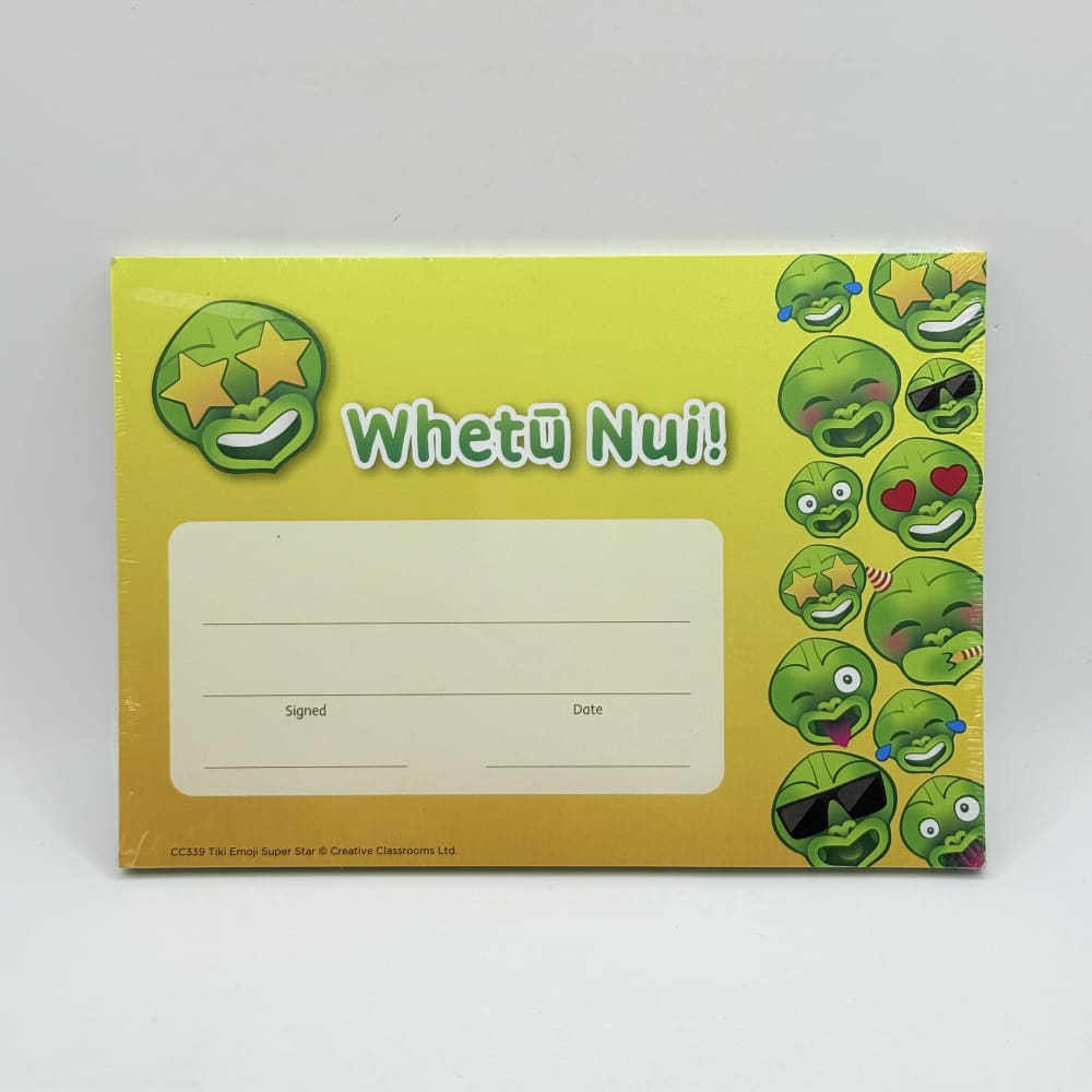 Creative classrooms 30 pack award certificate pack certificates for recognition & achievement - whetū nui! Tiki emoji