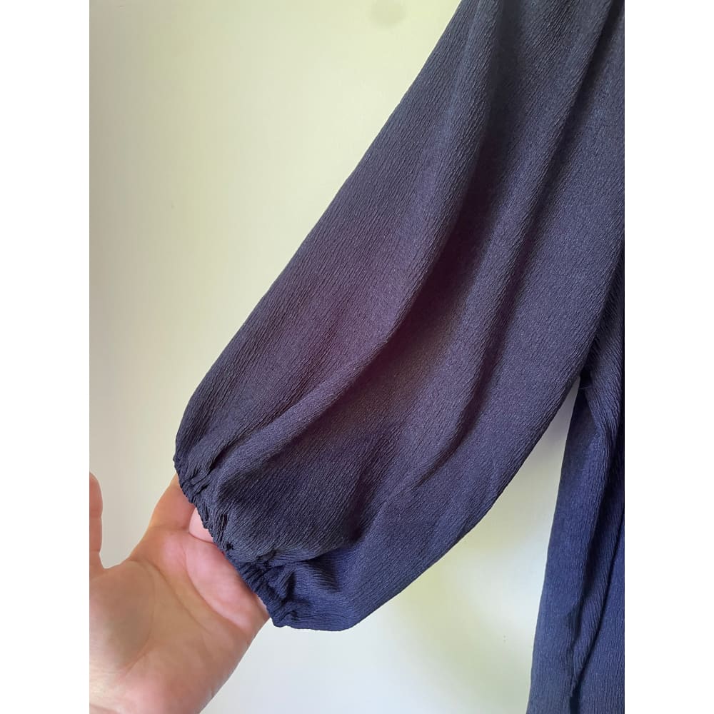 Crinkle look top – size s – brand new cut label - blouses blouse - bnew label cut branded clothing - clothing & fashion