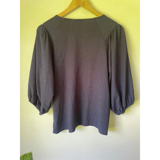 Crinkle look top – size s – brand new cut label - blouses blouse - bnew label cut branded clothing - clothing & fashion