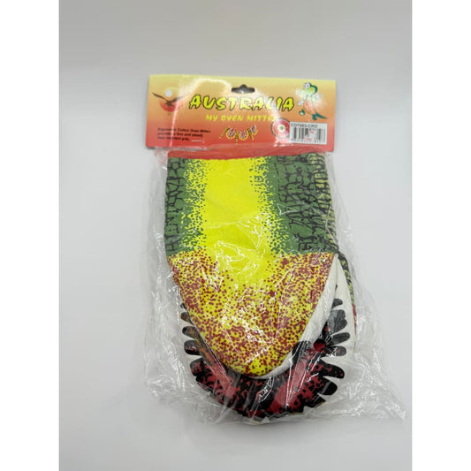 Australia crocodile oven mitt - green - oven mitts & pot holders home&living materials